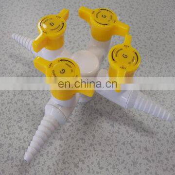 Deck Mounted Solid Brass Chemical Laboratory Gas Tap With Double Outlets photo-5