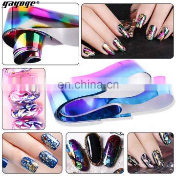 Star Sky Nail Stickers Colorful Nail Art Foil Sticker Transfer Sticker photo-4