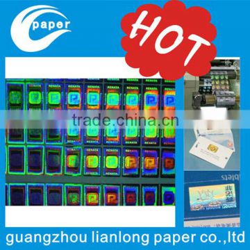 High quality custom 3 d holographic anti-counterfeiting labels/highly secure custom holographic stickers