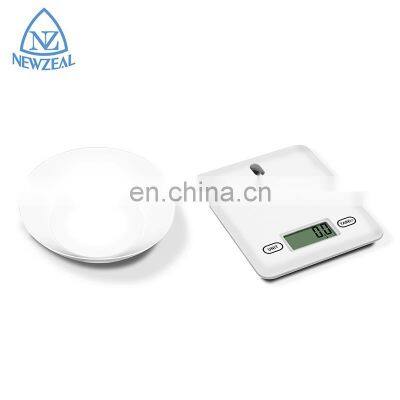 Good Price ABS Plastic 5Kg Electronic LCD Digital Weight Measuring Kitchen Bowl Scale