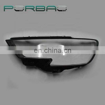 PORBAO Black Border Transparent Headlight Lens Cover for A3 16-19 Year photo-2
