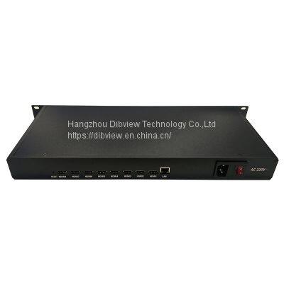 DIBVIEWOLO OTV-HE08 1U Rack HEVC H.265 H.264 HDMI Video Stream Encoder For Live HD IPTV 8 Channels SRT RTMPs Facebook Youtube photo-3