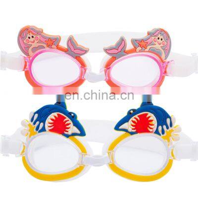 Popular Children's Swimming Glasses Hd Transparent Swimming Goggles Cute Cartoon Children's Swimming Goggles