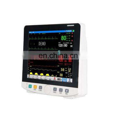 good quality 12-inch six-parameter touch screen monitor for ICU