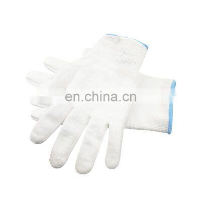 13G Hppe Anti Cut white Kitchen Work Glove Level 5 Food Grade Cut Resistant Safety Gloves