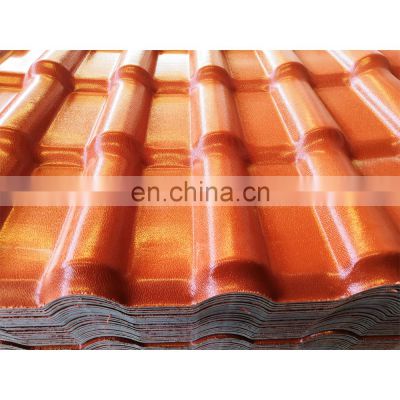 Colorful PVC trapezoidal wave corrugated UPVC roofing sheet for warehouse