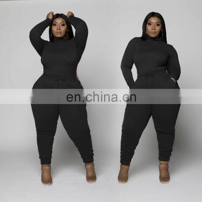 Spring and Summer New Fashion Loose Suit Clothing Wholesale Custom Solid Color Large Size Long-sleeved Trousers Casual Women's photo-5