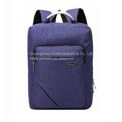 Solid Color Waterproof Oxford Cloth Computer Bag New Design Multifunctional Student Backpack Factory Direct Backpack CLG20-1122 photo-4