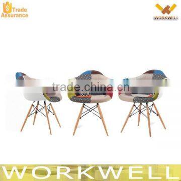 WorkWell High Quality Wholesale Joint Multicolor Fabric Beech Chair Plastic DSW Chair KW-P29                        
                                                Quality Choice