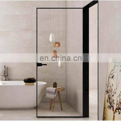 New product double glass room bathroom door aluminium interior doors