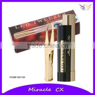 High Quality Ladie's LED Lighted Tweezer With Mirror