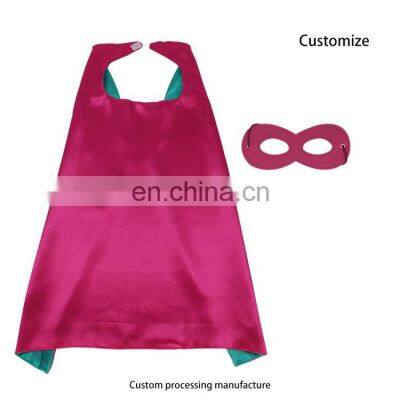 Hot Selling Custom Kids Logo Cape and Mask for Sale photo-3