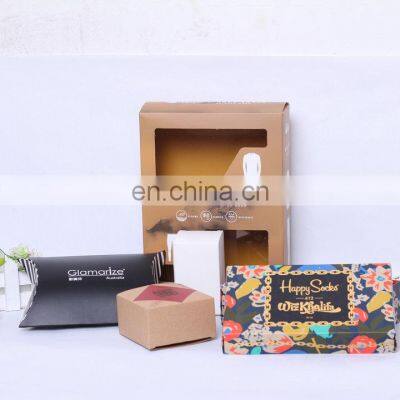 Custom Printing Paper Packaging Box With Clear Window Custom Logo Paper Packaging Gift Box Jewelry Mini Color Packing Storage b photo-2