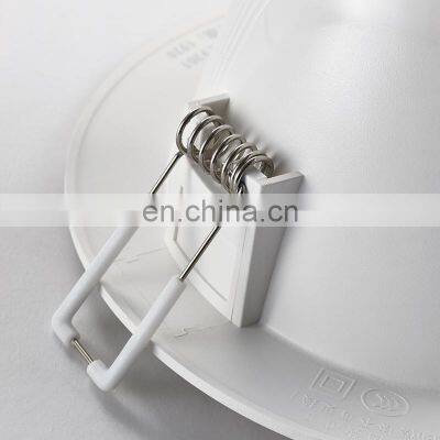 HUAYI Minimalism Design Commercial Indoor Office Columnar PC 5W 7W 9W Recessed Mounted Led Down Light