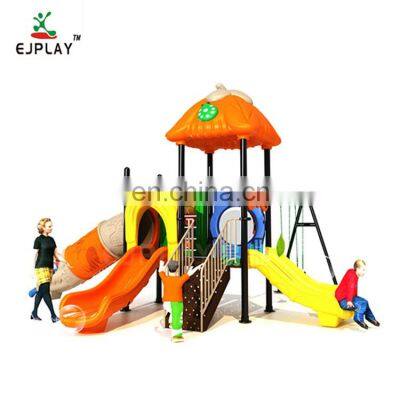 Popular Kids Plastic Outdoor Playground Equipment Slide And Swing Set