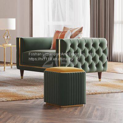 UAE Arabic Furniture Modern Sectional 1+2+3 Seater Fabric Sofa photo-5