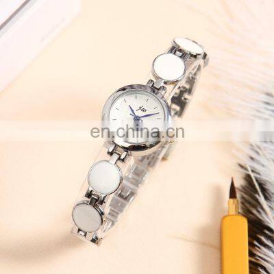 JW 6272 Ladies Quartz Analog Charm Wrist Watch And Bracelets Silver Watch Women