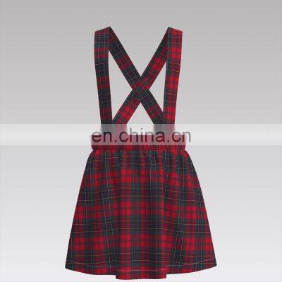 Hot Selling Red Check Design Polyester Rayon Yarn Dyed Fabric For Garments photo-5