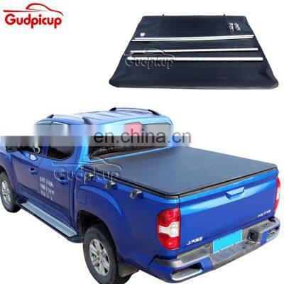 4x4 car accessories soft roll up tonneau cover truck bed cover for 2015 hilux revo vigo triton tacoma