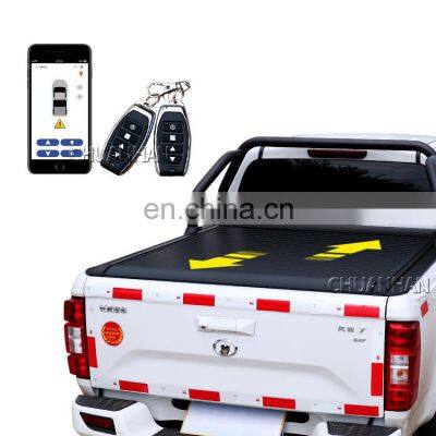 rollup truck bed cover electric retractable pickup tonneau cover for chevrolet colorado