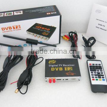 Russia DVB-T2 Receiver Thailand DVB-T2 Set Top Box Double Tuner Car DVB-T2 TV Receiver Digital TV DVB-T2 Box