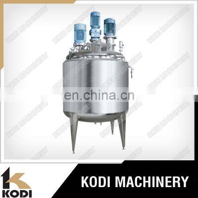 Stainless Steel Vertical Mixing Tank Agitator Tank With Jacket