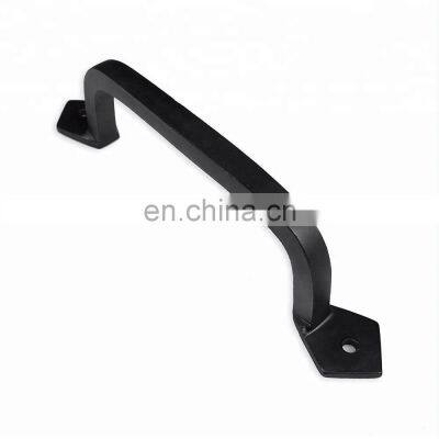 9 inch Black Solid Cast Barn Door Pull Handle for Gate Kitchen Furniture Cabinet Closet Drawer