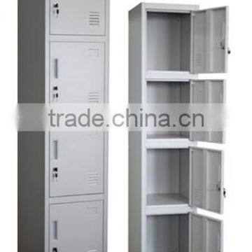 (DL-SL1) Foldable Single Unite 4 Door Employee Working Place Storage Steel Locker Cabinet photo-2