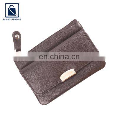 Exclusive Range of Nickle Fitting Chairman Lining Material Fashion Style Genuine Leather Key Case Manufacturer photo-3