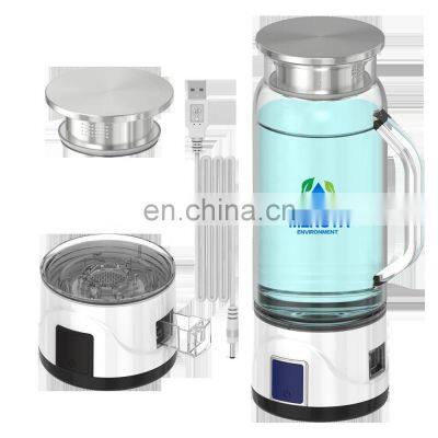 active alkaline hydrogen water pitcher hydrogen rich water generator cup for home