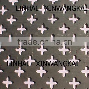 Decorative perforated metal screen