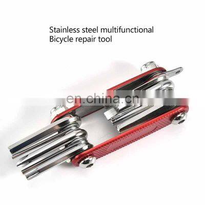Multifunction 9 In1 Bicycle Repairing Set Bike Bike Repair Tool Kit Wrench Screwdriver Chain Hex Spoke Mountain Cycling Tools photo-4