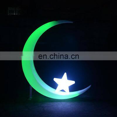 Swing led Chair twinkle star Shaped stool Courtyard Balcony Garden Indoor Outdoor Furniture Swing Hanging moon Chair