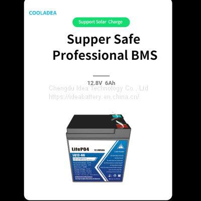 12V 12.8V6Ah Rechargeable Solar Energy Storge Lithium Ion Deep Cycle Lifepo4 Battery Packs photo-4