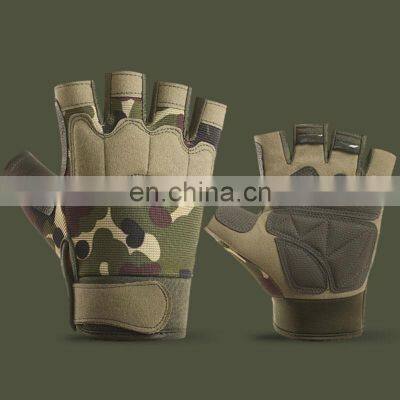 Climbing Training Gym Gloves Half Finger Camouflage Outdoor Other Sports Men Impact Tactical Gloves photo-2