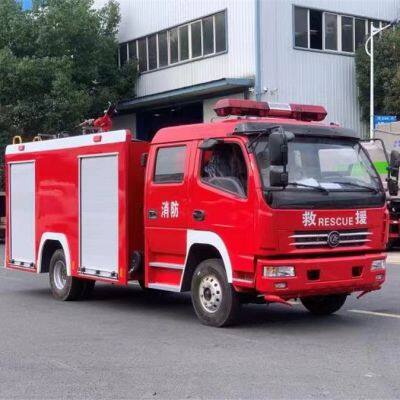 Dongfeng 4-ton Water Tank Fire Truck, Fire Extinguishing and Rescue Emergency Vehicle. photo-2