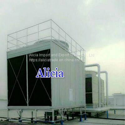Low Noise Counterflow FRP Industrial Round Cooling Tower for Chiller photo-4