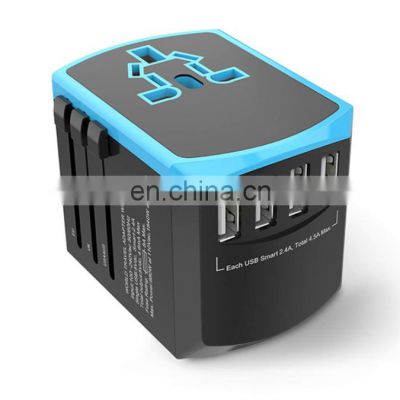 All-in-One Travel Charger International Travel Power Adapter With AU US UK EU Plug