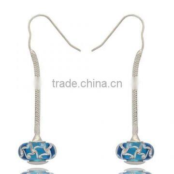 Cheap Murano Lampwork Glass Bead Dangling Earring Made in Shenzhen photo-5