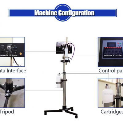 Perfect Laser Batch Code Number Letter Date Logo Height Large Character Inkjet Printing Machine for Egg Glass Plastic Bag photo-2