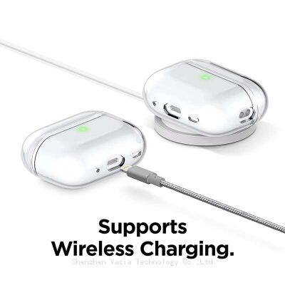 Fundas de TPU suaves, transparentes y ultrafinas para AirPods