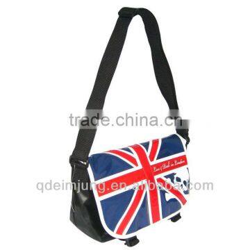 lastest style pu flag pattern messenger bag