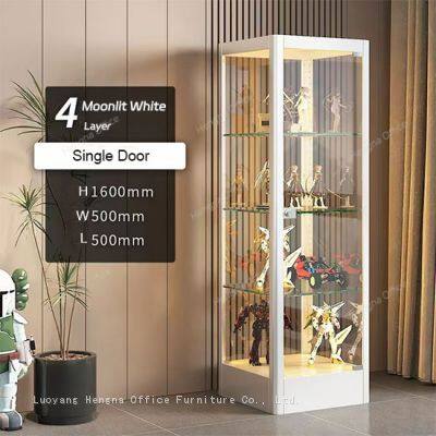 Interior Design Display Cabinet | Minimalist Glass Showcase for Home Staging & Decor
