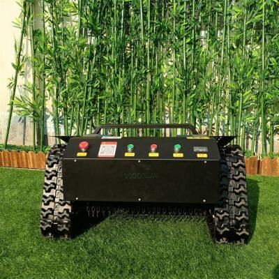 CE EPA Euro 5 Gasoline Engine Fast Weeding Tracked Remote Control Mowing Robot photo-4