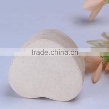 Poplar Heart Shape Food Box Wooden Box for Gift ,polar Wood Packing Box photo-3