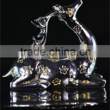 Deer Aircraft Decoration Sculpture Modern Statue Architectural Model Monument Souvenir photo-3