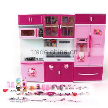 Kids Play Kitchen Set Children Cooking Play Set photo-2