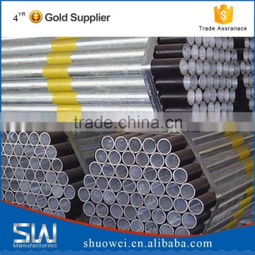 pre galvanized scaffolding pipe on promation