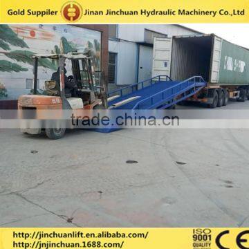 Hydraulic Mobile Forklift Steel Hydraulic Container Loading Ramp