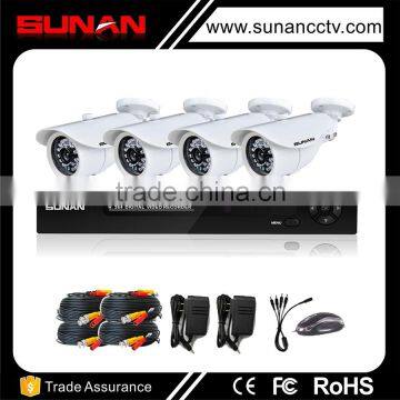 Hot Sale made in china 960p ahd 4ch cctv h.264 diy 4ch dvr kit